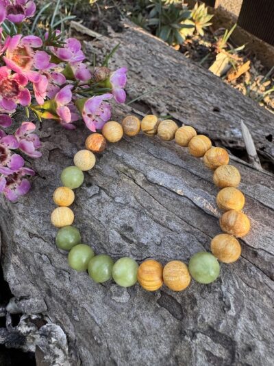 Palo Santo Armband mit Xinyi Jade